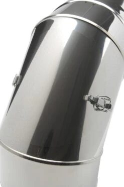 Schornstein Winkel 90° Doppelwandig Mit Prüföffnung - Eka Chromos D 25 -Kamin Heizgeräte 3924 1