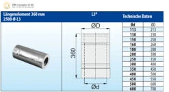 Schornsteinrohr Edelstahl 360 Mm Doppelwandig - Eka Complex D 50 7 Schornsteinrohr Edelstahl 360 Mm Doppelwandig - Eka Complex D 50 -Kamin Heizgeräte 3927 1
