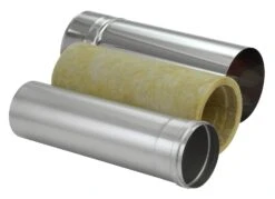 Schornsteinrohr Edelstahl 540 Mm Doppelwandig Kürzbar – Eka Complex D 50 -Kamin Heizgeräte 3929 1