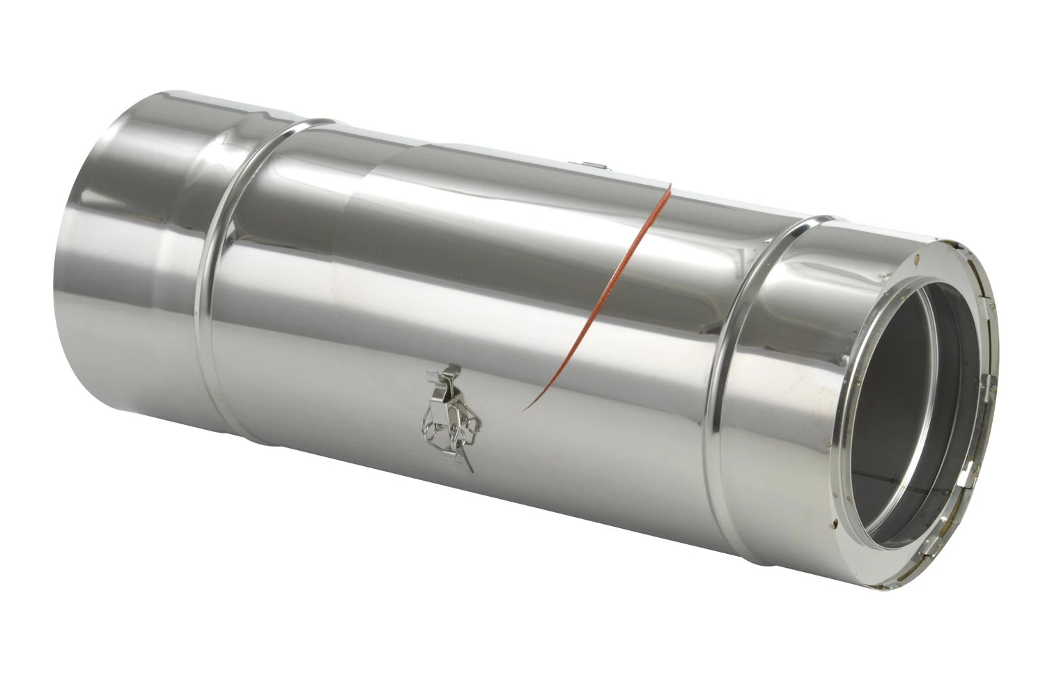 Schornsteinrohr Edelstahl 540 Mm Doppelwandig Mit Prüföffnung - Eka Complex D 50 3 Schornsteinrohr Edelstahl 540 Mm Doppelwandig Mit Prüföffnung - Eka Complex D 50