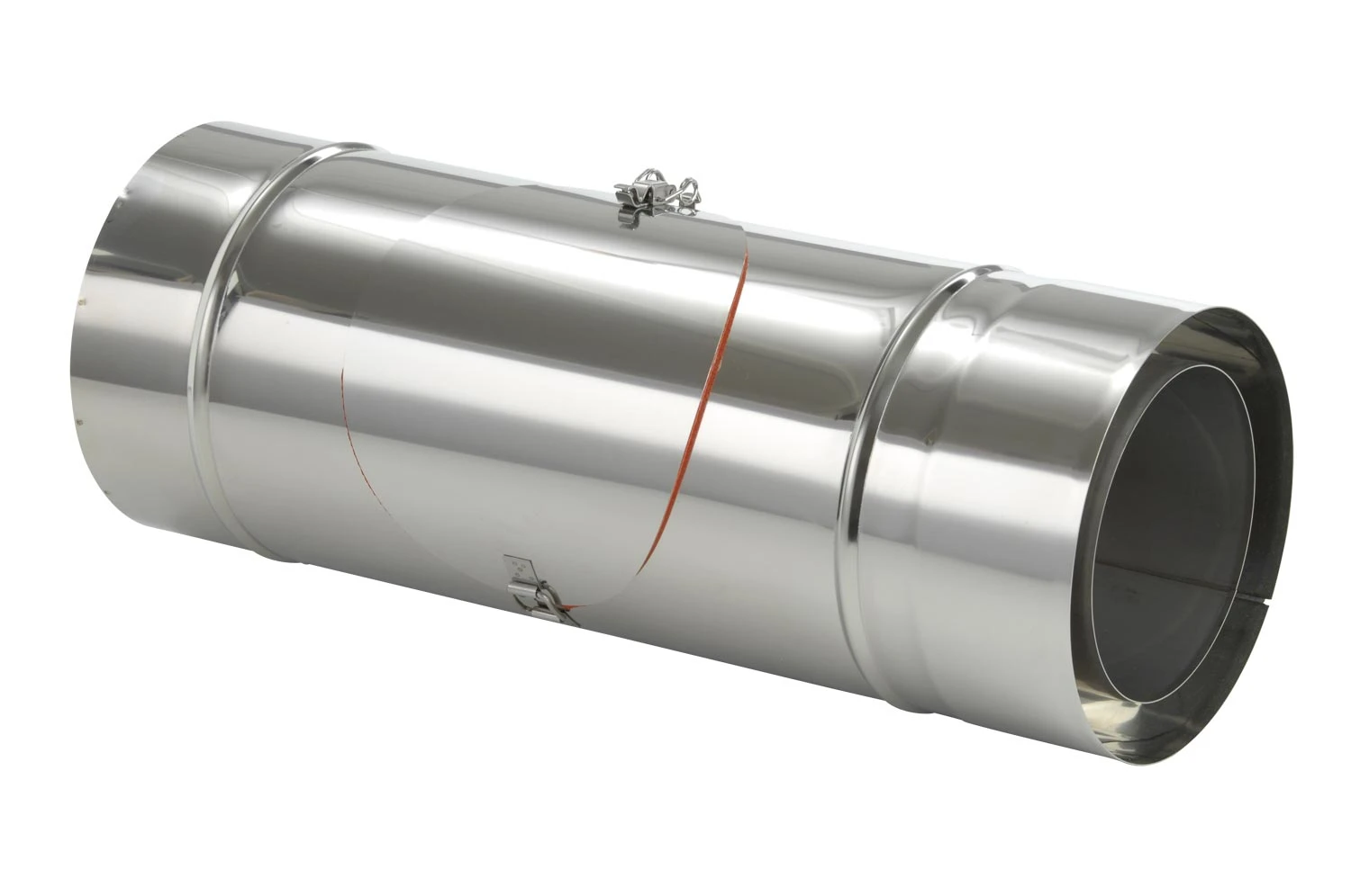 Schornsteinrohr Edelstahl 540 Mm Doppelwandig Mit Prüföffnung - Eka Complex D 50 5 Schornsteinrohr Edelstahl 540 Mm Doppelwandig Mit Prüföffnung - Eka Complex D 50 – Bild 3