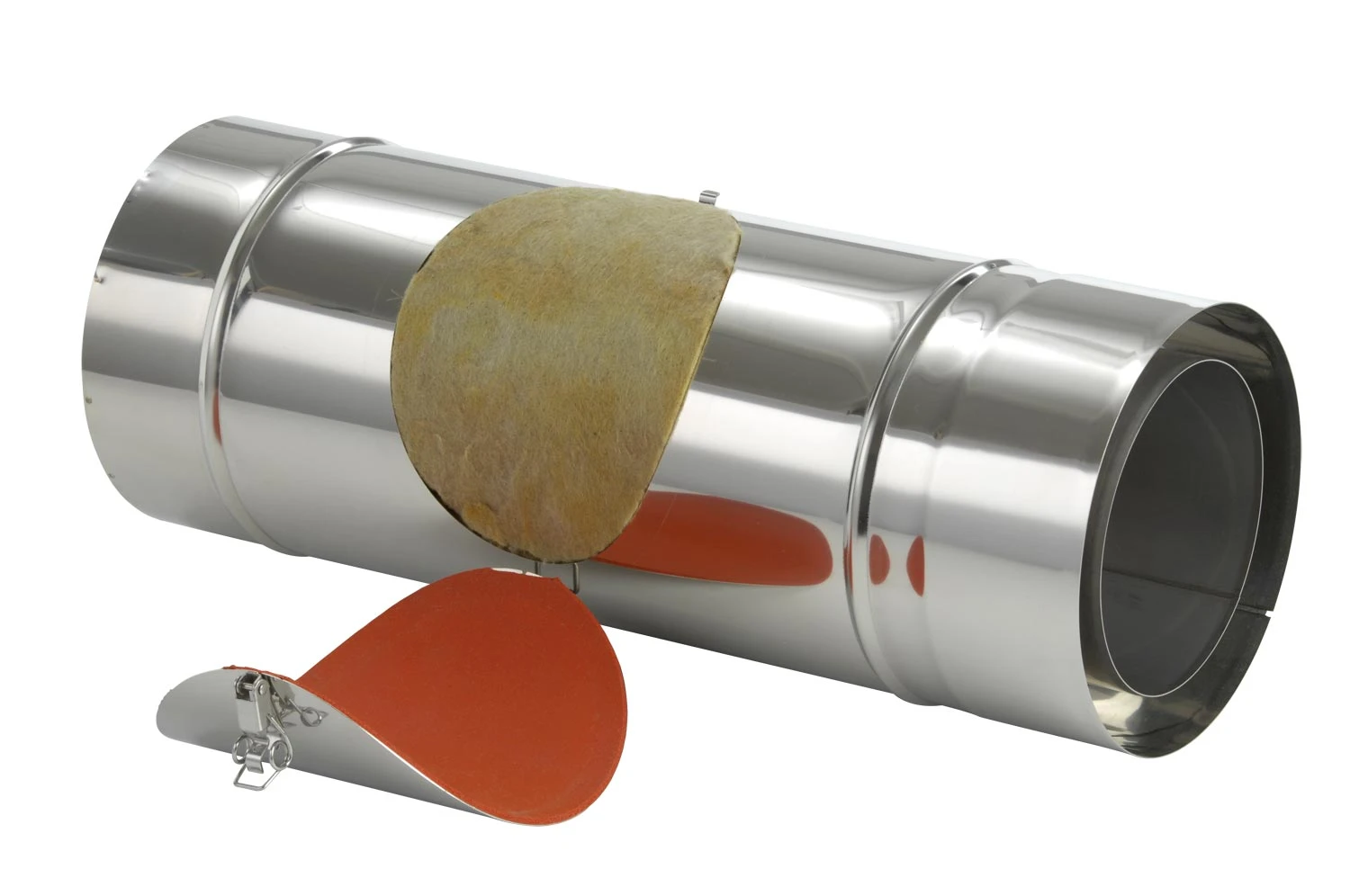 Schornsteinrohr Edelstahl 540 Mm Doppelwandig Mit Prüföffnung - Eka Complex D 50 6 Schornsteinrohr Edelstahl 540 Mm Doppelwandig Mit Prüföffnung - Eka Complex D 50 – Bild 4
