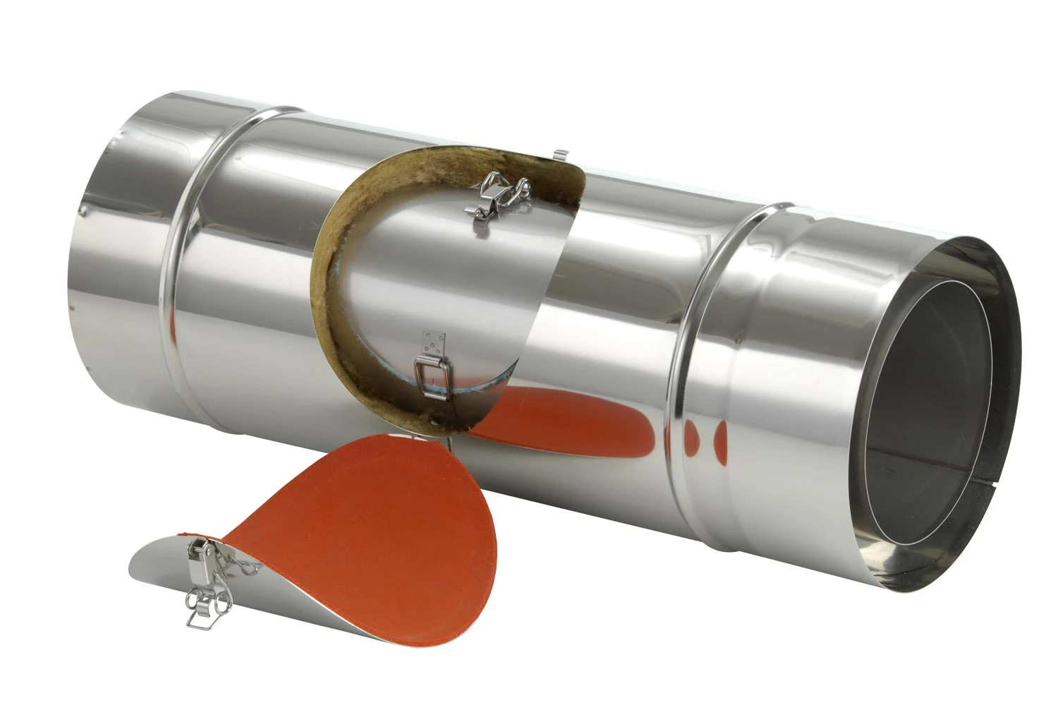 Schornsteinrohr Edelstahl 540 Mm Doppelwandig Mit Prüföffnung - Eka Complex D 50 7 Schornsteinrohr Edelstahl 540 Mm Doppelwandig Mit Prüföffnung - Eka Complex D 50 – Bild 5