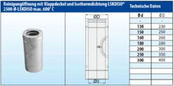 Schornsteinrohr Edelstahl 540 Mm Doppelwandig Mit Prüföffnung - Eka Complex D 50 17 Schornsteinrohr Edelstahl 540 Mm Doppelwandig Mit Prüföffnung - Eka Complex D 50 -Kamin Heizgeräte 3936 6