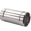 Längenausgleichsrohr 420-620 Mm Doppelwandig - Eka Chromos D 25 -Kamin Heizgeräte 3957 0