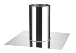 Dachdurchführung Zylindrisch 0-10° Mit Edelstahlkranz - Eka Complex D 50