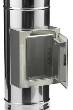 Prüföffnung Hochtemperatur Edelstahl Doppelwandig - Eka Complex D 50 -Kamin Heizgeräte 3974 2