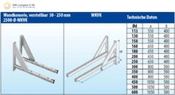 Wandkonsole Verstellbar 50-250 Mm Doppelwandig - Eka Complex D 50 7 Wandkonsole Verstellbar 50-250 Mm Doppelwandig - Eka Complex D 50 -Kamin Heizgeräte 3992 1