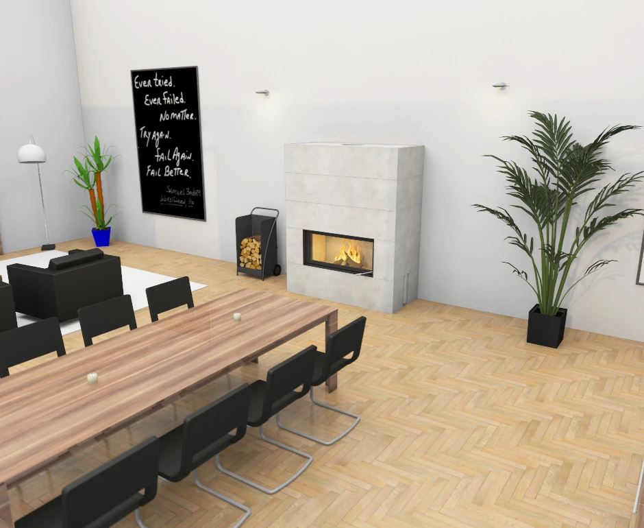 Kaminbausatz Brunner Systemkamin BSK 06 Architektur Kamin Schiebetür, 14 KW 10 Kaminbausatz Brunner Systemkamin BSK 06 Architektur Kamin Schiebetür, 14 KW – Bild 8