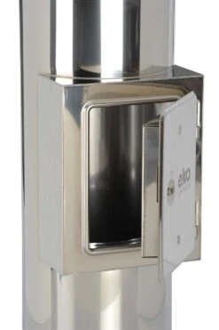 Prüföffnung Hochtemperatur Edelstahl Doppelwandig - Eka Chromos D 25 -Kamin Heizgeräte 4301 1