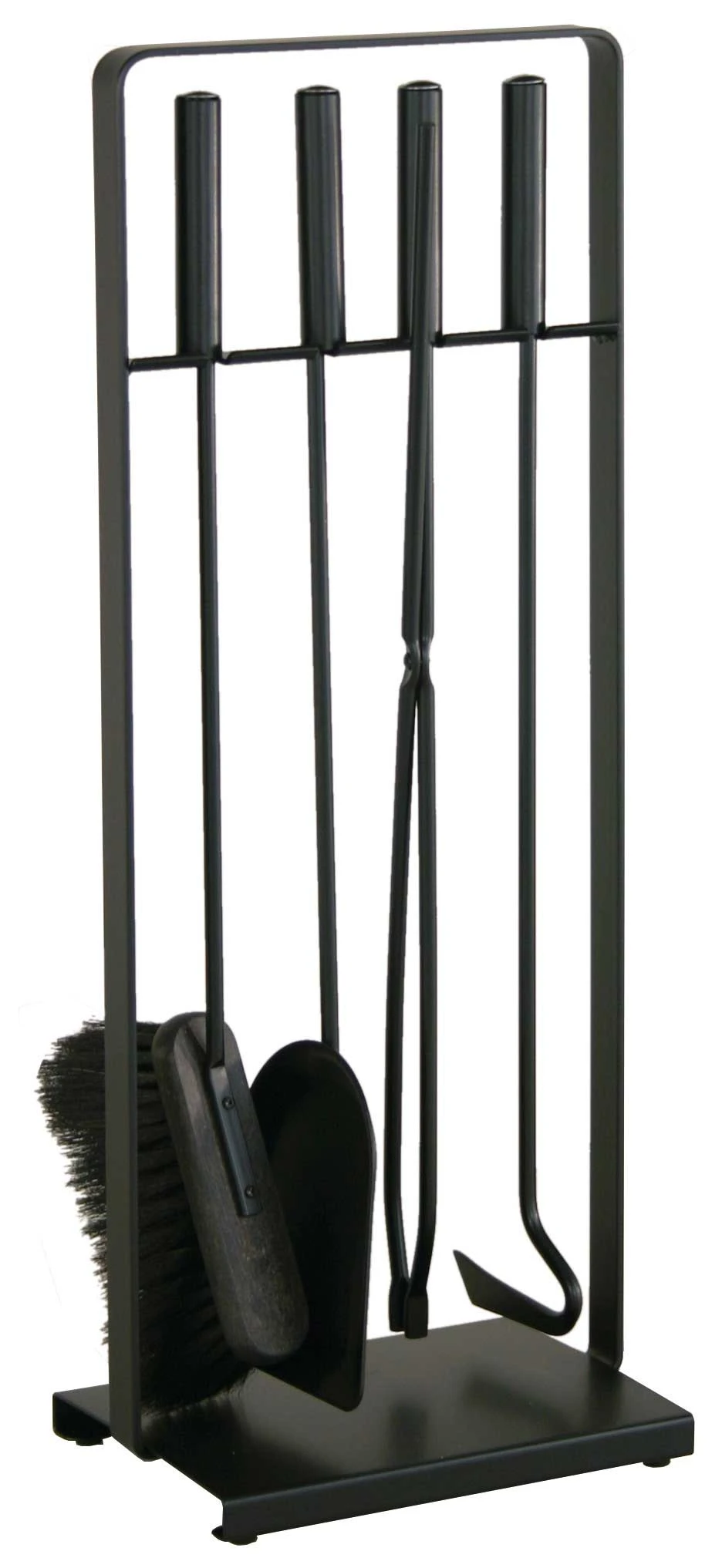 Kaminbesteck Heibi Aus Stahl, 4- Teilig, Schwarz 4 Kaminbesteck Heibi Aus Stahl, 4- Teilig, Schwarz – Bild 2