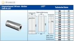 Schornsteinrohr Kürzbar 540 Mm Doppelwandig Verkupfert - Eka Complex D 50 11 Schornsteinrohr Kürzbar 540 Mm Doppelwandig Verkupfert - Eka Complex D 50 -Kamin Heizgeräte 4947 3