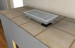 Deckengitter Schwarz -Kamin Heizgeräte 4a73ea626e9477c32d0134446d91a452