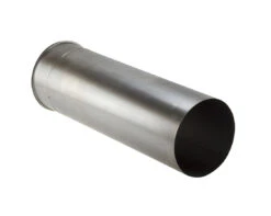 Wandfutter Rauchrohr Stahl Einwandig 500 Mm Lang Ø 150 Mm Unlackiert -Kamin Heizgeräte 5603 1