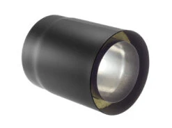 Rauchrohr Stahl Doppelwandig 500 Mm Ø 150 Mm Schwarz