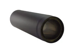 Rauchrohr Stahl Doppelwandig 1000 Mm Ø 150 Mm Schwarz -Kamin Heizgeräte 5628 1