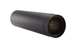 Rauchrohr Stahl Doppelwandig 1000 Mm Ø 150 Mm Schwarz -Kamin Heizgeräte 5628 2