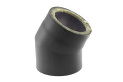 Rauchrohrbogen Stahl 30° Doppelwandig Ø 150 Mm Schwarz 7 Rauchrohrbogen Stahl 30° Doppelwandig Ø 150 Mm Schwarz -Kamin Heizgeräte 5633 1