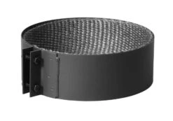 Halteschelle Für Rauchrohr Stahl Doppelwandig Ø 150 Mm Schwarz