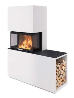 Kaminbausatz Nordpeis MONACO HIGH BASE IR Super Max, 8 KW -Kamin Heizgeräte 5868 2