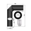 Rauchrohr Set Stahl 2x 45° 700 X 500 Mm Schwarz 2 Rauchrohr Set Stahl 2x 45° 700 X 500 Mm Schwarz -Kamin Heizgeräte 5df82b314ff1e52c05bbeeb9b8f25813