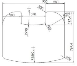 Vorlegeplatte Kaminofen TermaTech TT30, 6 Mm ESG Klarglas 7 Vorlegeplatte Kaminofen TermaTech TT30, 6 Mm ESG Klarglas -Kamin Heizgeräte 6325 1