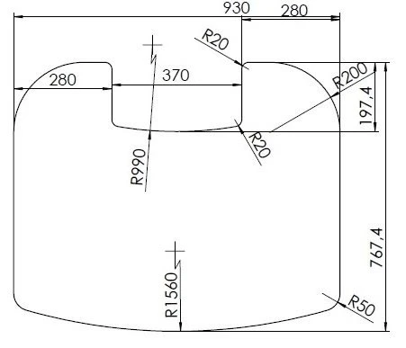 Vorlegeplatte Kaminofen TermaTech TT30, 6 Mm ESG Klarglas 5 Vorlegeplatte Kaminofen TermaTech TT30, 6 Mm ESG Klarglas – Bild 3
