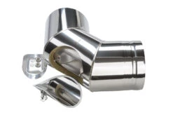 Schornstein Winkel 90° Mit Prüföffnung Doppelwandig - Eka Cosmos D 25 -Kamin Heizgeräte 64f2b4fac310ef681f182bd03faa5a38