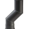 Versatzbogen Pelletrohr Stahl 80 Mm Ø 80 Mm Schwarz -Kamin Heizgeräte 6753 0