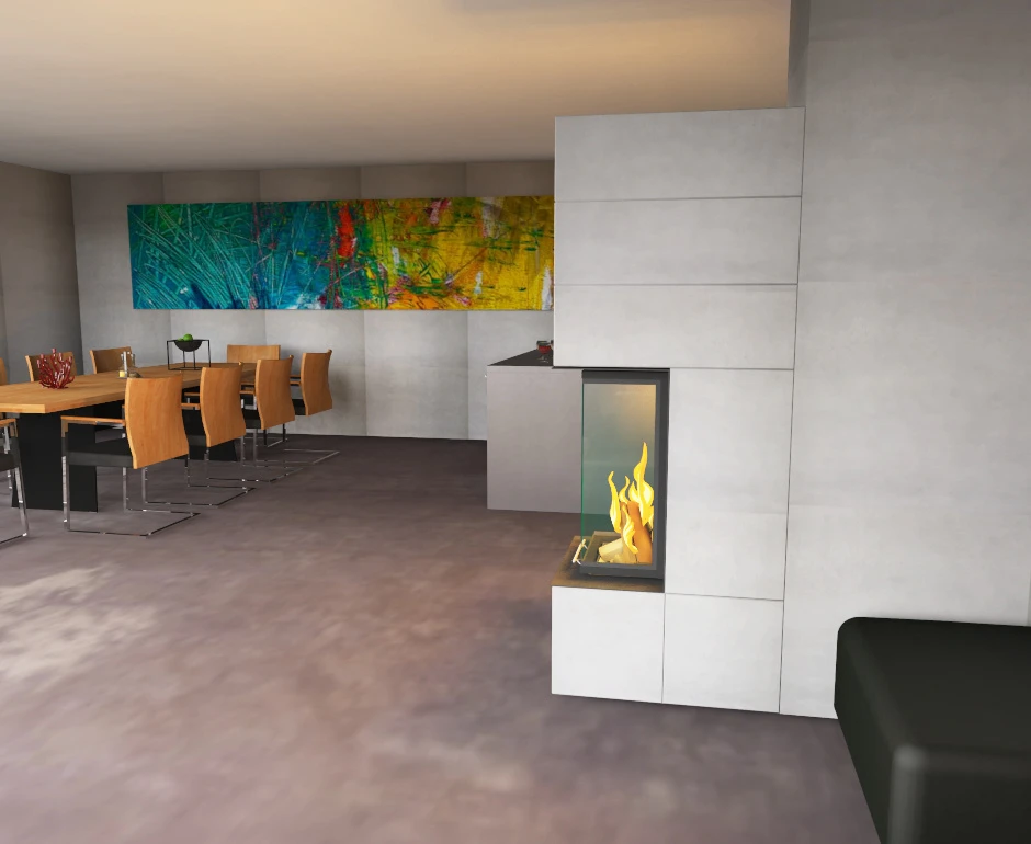 Kamineinsatz Brunner Panorama Kamin 70 X 25 X 40 X 25 Schiebetür, 8 KW 8 Kamineinsatz Brunner Panorama Kamin 70 X 25 X 40 X 25 Schiebetür, 8 KW – Bild 6