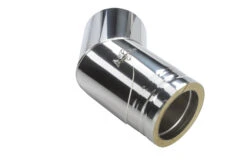 Schornstein Winkel 45° Mit Prüföffnung Doppelwandig - Eka Cosmos D 25 -Kamin Heizgeräte 721cff85f64081ec9664b16e89bd5bea