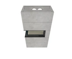 Kaminbausatz Brunner BSK 07 Architektur Kamin Eck Links Schiebetür Hoch, 10 KW -Kamin Heizgeräte 7ee517579570c8d375a058e2eb6eb00e