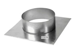 Stutzenblech Mit Anschlussstutzen 25 X 15 Cm