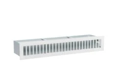 Design-Blende D2 Für Luftleiste Weiß