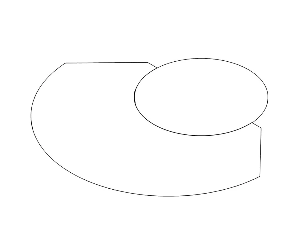 Vorlegeplatte Universal 2 Aussparung Ø 610 Mm, 6 Mm ESG-Klarglas 4 Vorlegeplatte Universal 2 Aussparung Ø 610 Mm, 6 Mm ESG-Klarglas – Bild 2