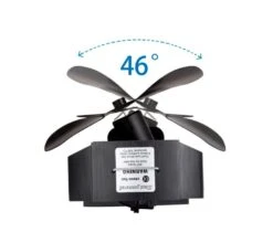 Kaminofen Ventilator TermaTech HEAT POWER EVO TURN, Schwarz -Kamin Heizgeräte 91 114 heatpower