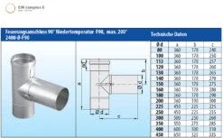Feuerungsanschluss 90° Niedertemperatur Einwandig - Eka Complex E -Kamin Heizgeräte 9287baf2bb071ad7072bb3c9ebeba5f2