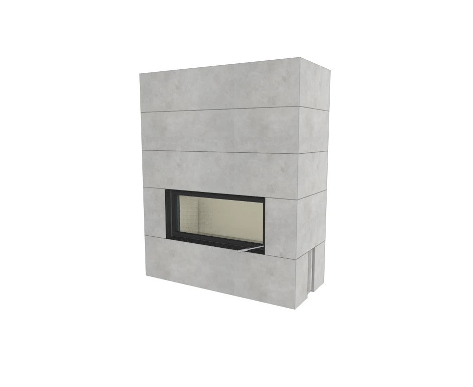 Kaminbausatz Brunner Systemkamin BSK 06 Architektur Kamin Schiebetür, 14 KW 4 Kaminbausatz Brunner Systemkamin BSK 06 Architektur Kamin Schiebetür, 14 KW – Bild 2