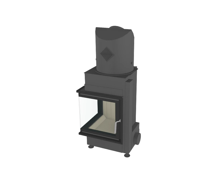 Kaminbausatz Brunner Systemkamin BSK 01 Eck Kamin Drehtür, 10 KW 12 Kaminbausatz Brunner Systemkamin BSK 01 Eck Kamin Drehtür, 10 KW – Bild 10