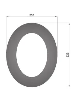 Wandrosette Rauchrohr Stahl 45° Oval Ø 150 Mm Schwarz -Kamin Heizgeräte 96f48308cc7327a4437b5d67d6b7733d