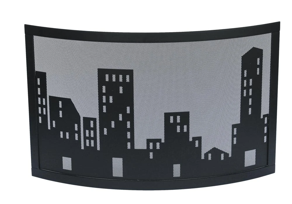 Kamingitter Stahl METROPOLE Lienbacher, Schwarz 4 Kamingitter Stahl METROPOLE Lienbacher, Schwarz – Bild 2