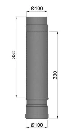 Teleskop-Pellet-Ofenrohr Stahl 500-800 Mm Schwarz -Kamin Heizgeräte a5bf92cfa9150f10ed4f1ada7eed42e4