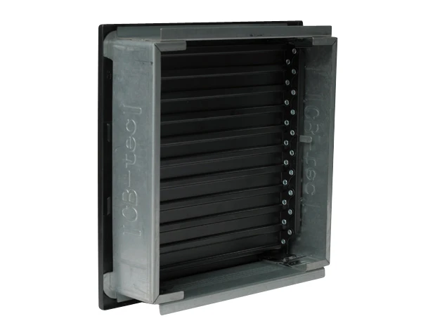 Warmluftgitter Stahl Schwarz 5 Warmluftgitter Stahl Schwarz – Bild 3