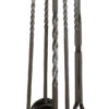 Kaminbesteck Heibi Aus Schmiedeeisen, 4- Teilig, Schwarz Antik -Kamin Heizgeräte bc229bcbddacb4ee010fa0728c73b2a0