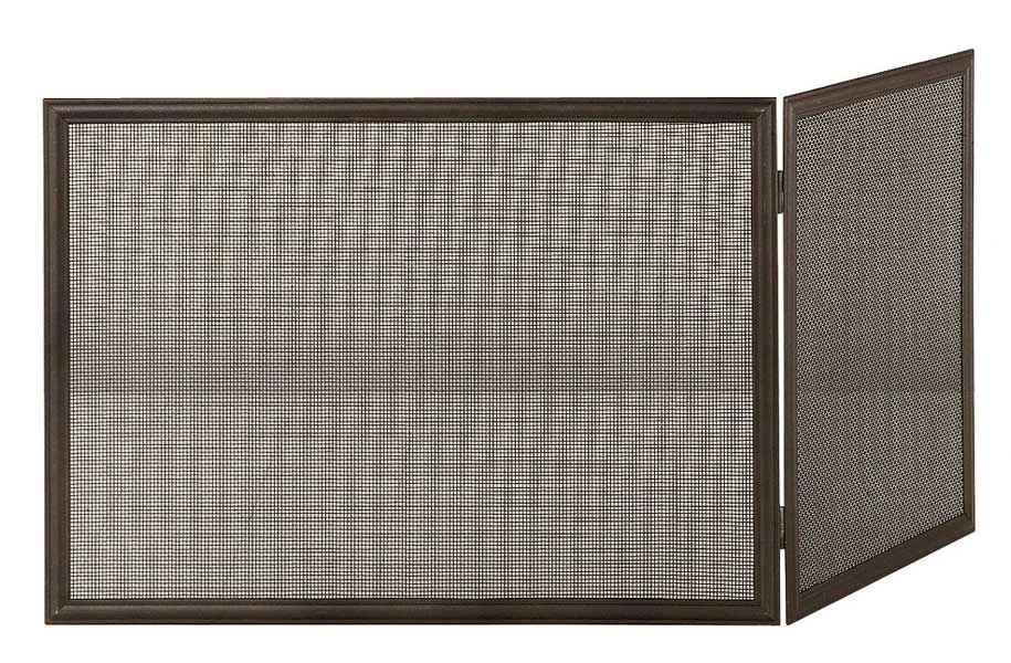 Kamingitter Stahl Heibi, 2-teilig Schwarz 4 Kamingitter Stahl Heibi, 2-teilig Schwarz – Bild 2