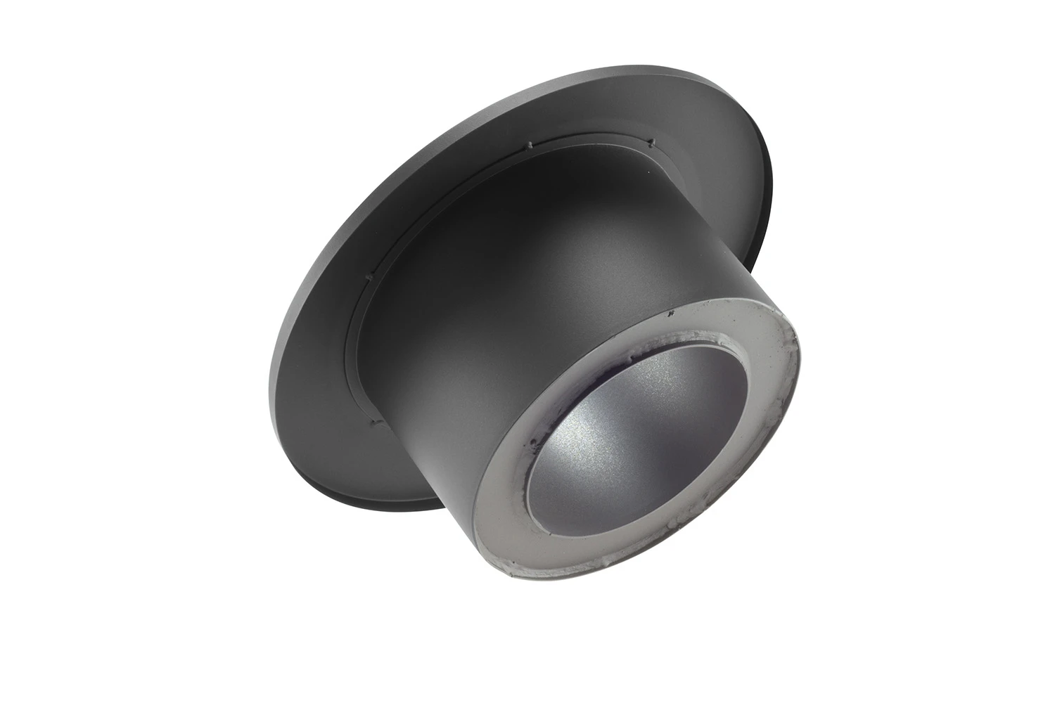 Wandfutter Doppelwandig Mit Rosette Rauchrohr Stahl Ø 150 Mm Schwarz 4 Wandfutter Doppelwandig Mit Rosette Rauchrohr Stahl Ø 150 Mm Schwarz – Bild 2
