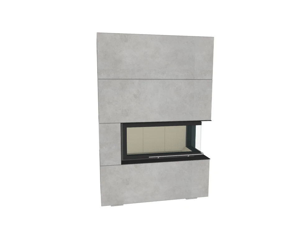 Kaminbausatz Brunner BSK 07 Architektur Kamin Eck Rechts Schiebetür Niedrig 3 Kaminbausatz Brunner BSK 07 Architektur Kamin Eck Rechts Schiebetür Niedrig