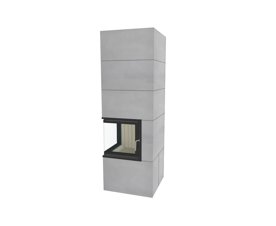 Kaminbausatz Brunner Systemkamin BSK 09 Eck Kamin Drehtür Aufsatzspeicher, 8 KW 8 Kaminbausatz Brunner Systemkamin BSK 09 Eck Kamin Drehtür Aufsatzspeicher, 8 KW – Bild 6