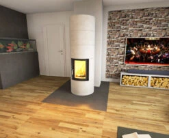 Kaminbausatz Brunner Systemofen BSO 01 HKD 2.2r, 7 KW -Kamin Heizgeräte bso01 02aydt4qdv1yjmi0