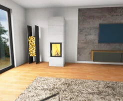 Kaminbausatz Brunner Systemofen BSO 02 HKD 2.2 DF, 9 KW -Kamin Heizgeräte bso02 02qh2yyyya6lz0l